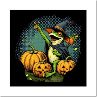 Happy Halloween by Frog 02 Posters and Art